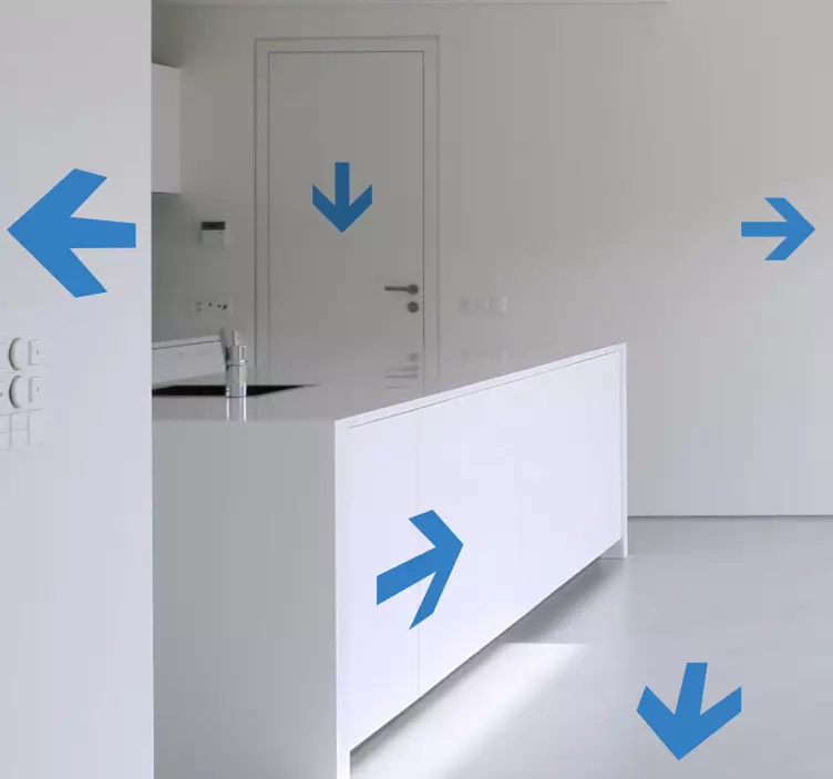 Nyilak dekoratív matricák halmaza - TenStickers