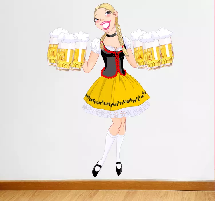 Oktoberfest sör matrica - TenStickers