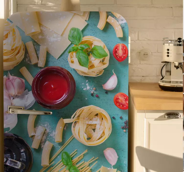 Olasz étel hűtőszekrény matrica - TenStickers