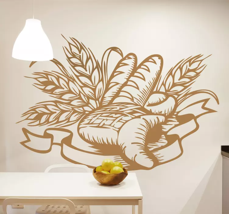 Pékség választék matrica - TenStickers