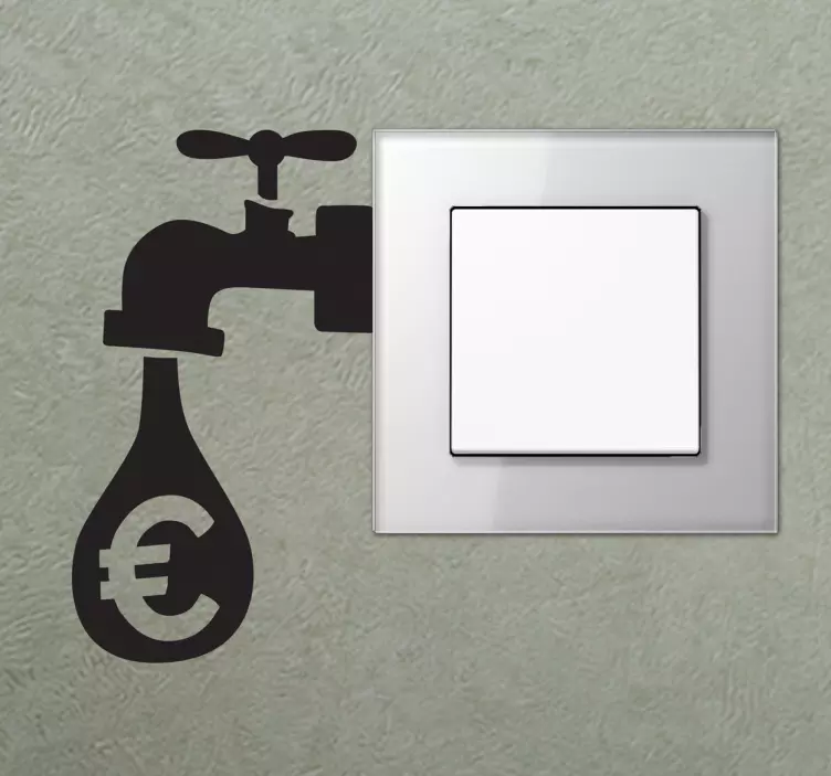 Pénzcsap falragasz - TenStickers