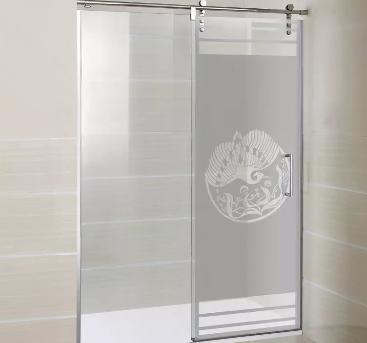 Phoenix art zuhanyablak matrica - TenStickers