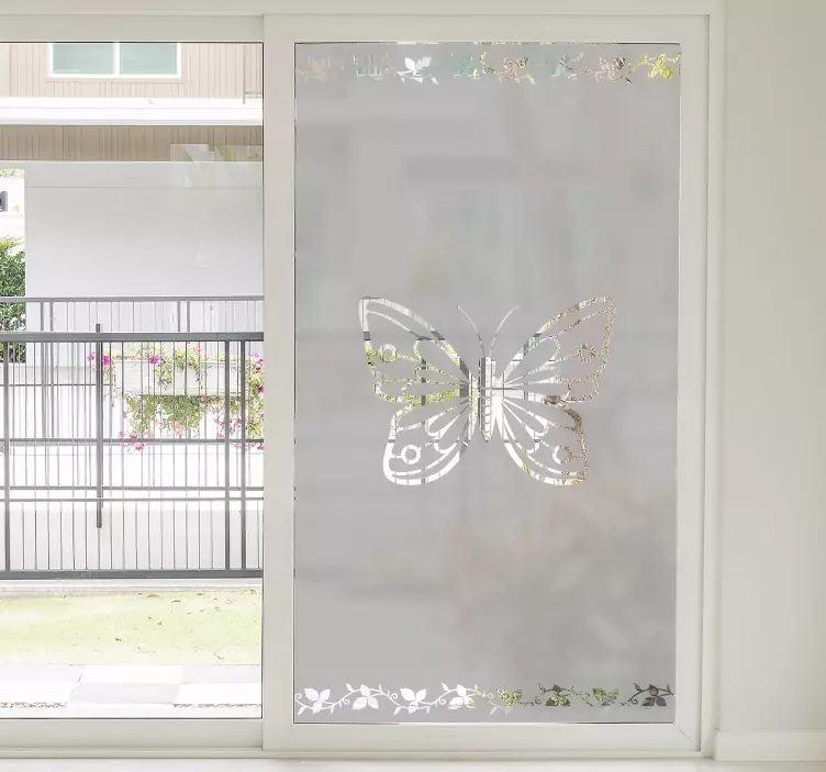 Pillangóablak matrica - TenStickers