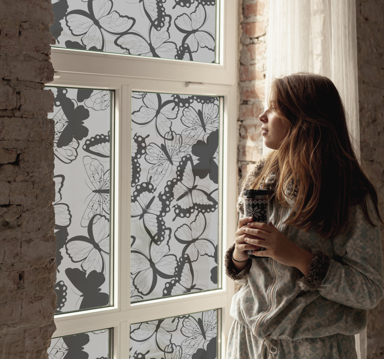 Pillangók ablakfólia matrica - TenStickers