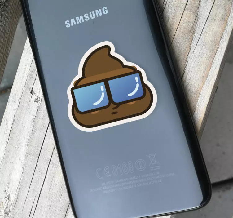 Poo whatsapp emoji samsung matrica - TenStickers