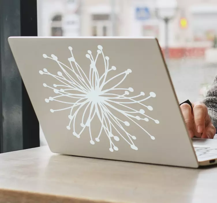 Pop atom laptop matrica - TenStickers