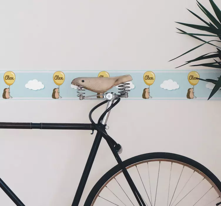 Sertés lufival és névmatricával - TenStickers