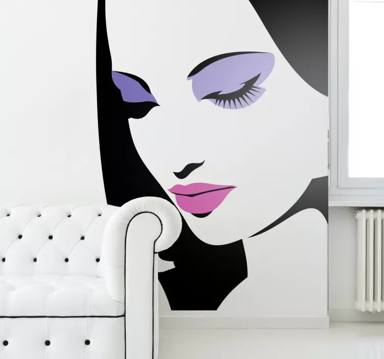 Portré smink matrica - TenStickers