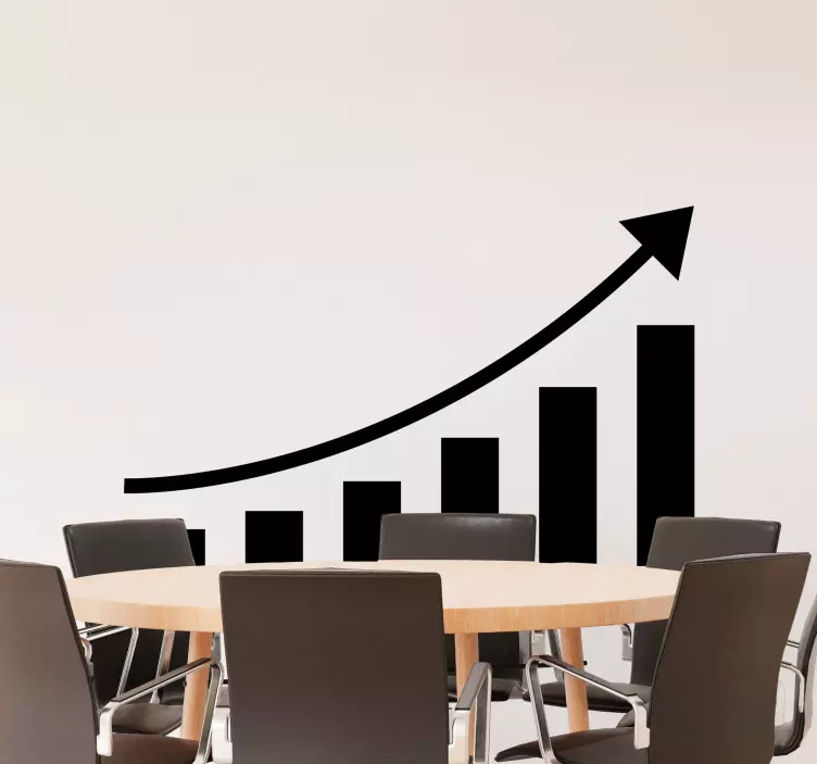 Pozitív üzleti diagram matrica - TenStickers