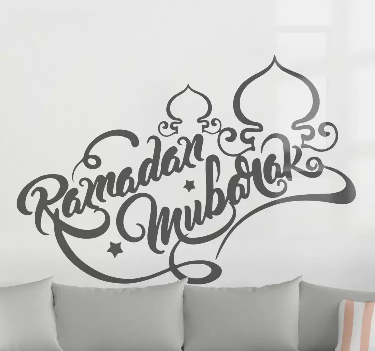Ramadan mubarak arab matricák - TenStickers