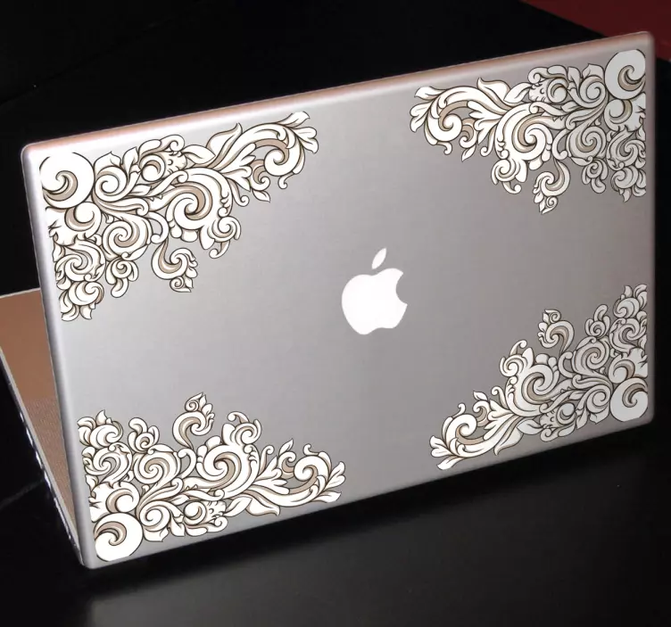 Reneszánsz sarok laptop matrica - TenStickers