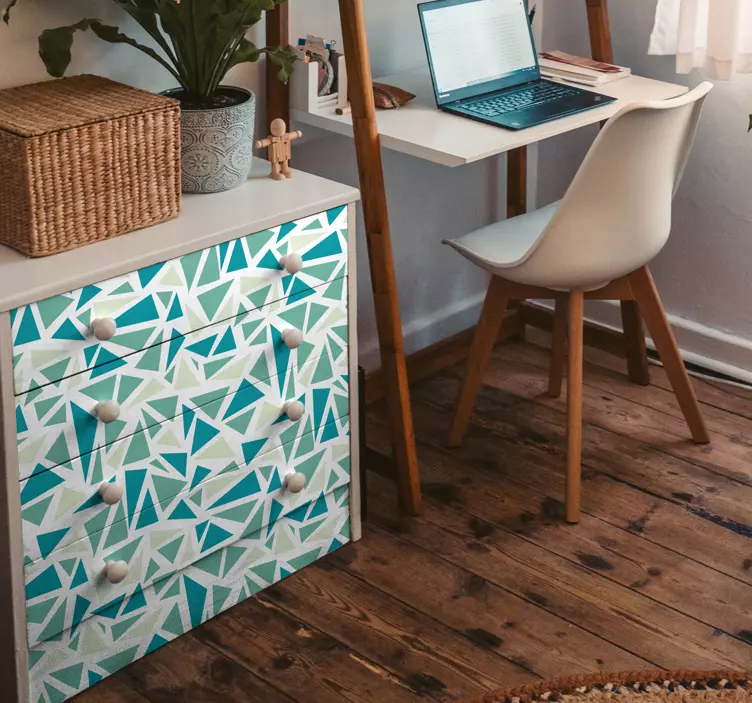 Retro mozaik csempe transzfer - TenStickers