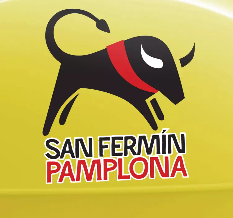 San fermín matrica - TenStickers