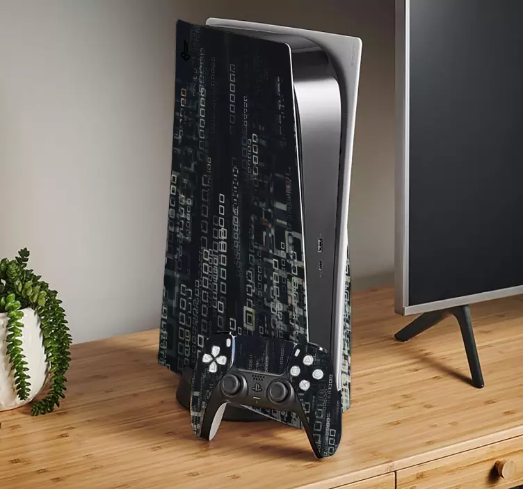 Sebességű fény és spotlámpa digitális ps5 matrica - TenStickers