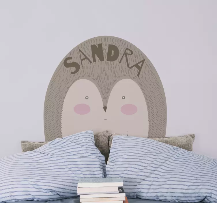 Névre szóló matricával rajzolt tarisznya - TenStickers