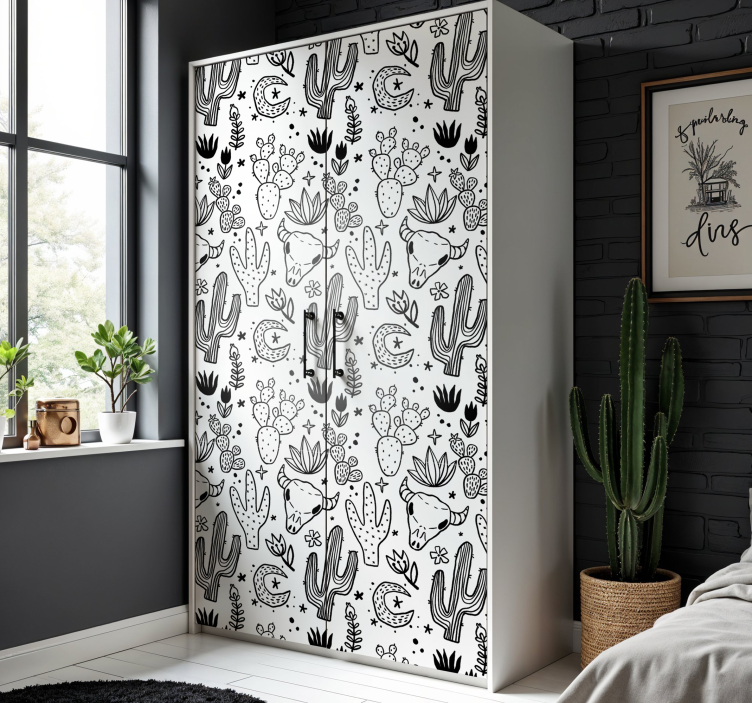 Sivatag bútor matrica - TenStickers