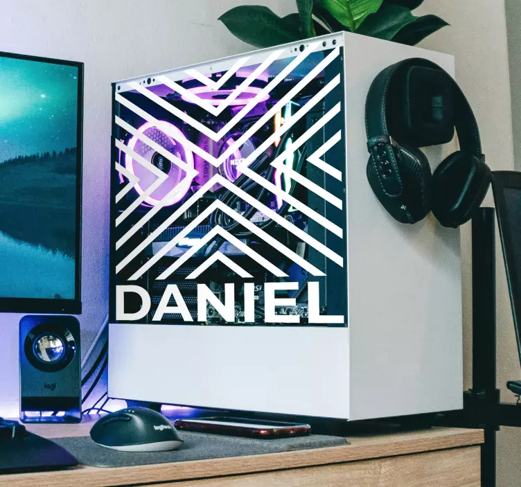 Sorok névvel Videójátékok matrica - TenStickers