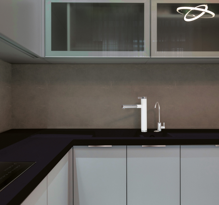 Sötét kőhatású konyhai matrica - TenStickers