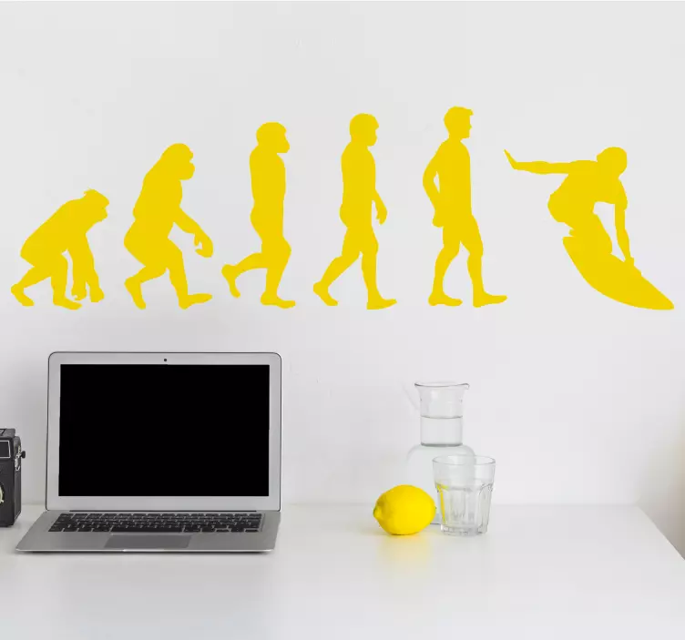 Sufer evolution surf matrica - TenStickers