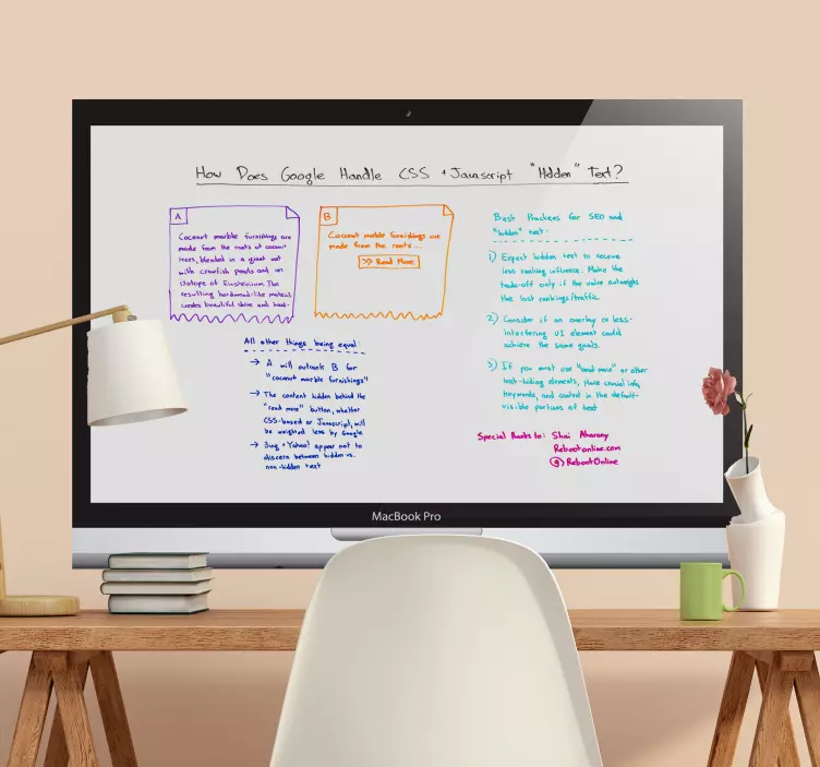 Számítógépes tábla matrica üzleti matrica - TenStickers