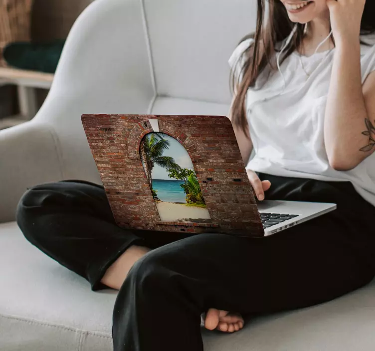 Személyre szabható 3d arch laptop skinek - TenStickers