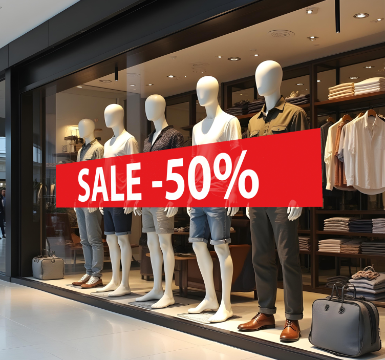 Személyre szabott kedvezmény akciós matricák - TenStickers