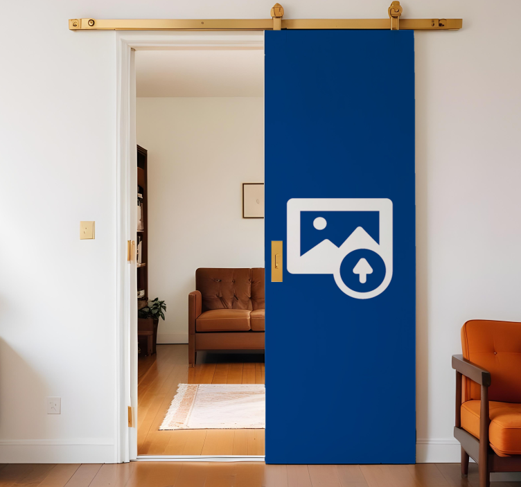 Személyre szabott ajtó matrica - TenStickers