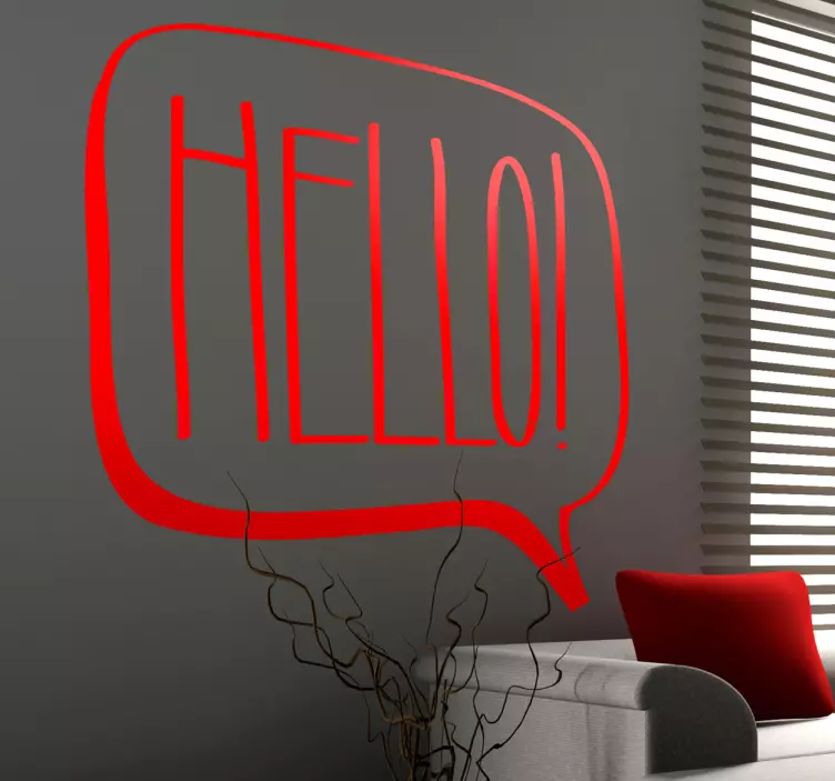 Szia képregény matrica - TenStickers