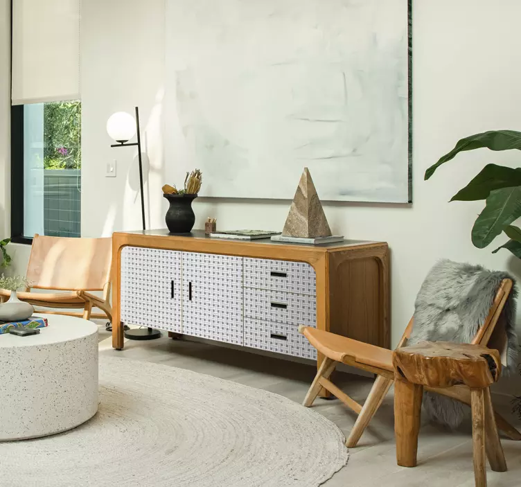 Szőtt textúra minta bútor matrica - TenStickers