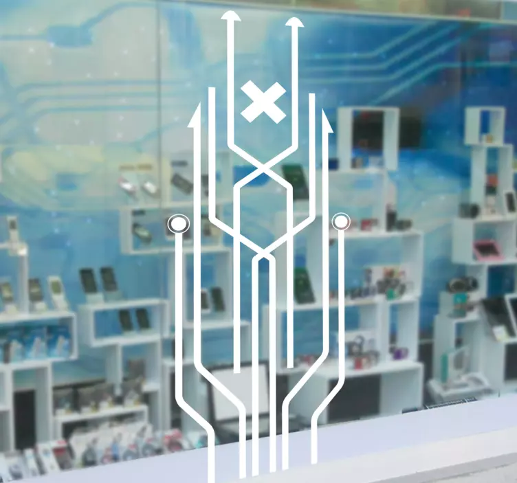 Technológiai forma falmatrica - TenStickers