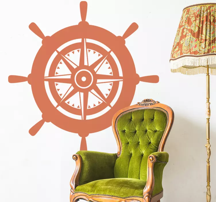 Tengeri kormányos kormánykerék Matrica Készletek - TenStickers