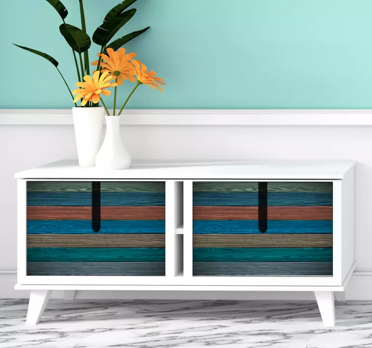 Természetes fa textúra bútor matrica - TenStickers