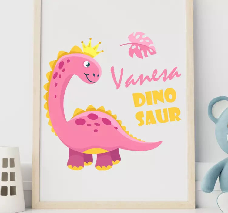 Testreszabható dinoszaurusz park falmatrica - TenStickers