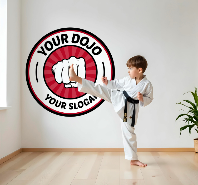 Testreszabható dojo matrica - TenStickers