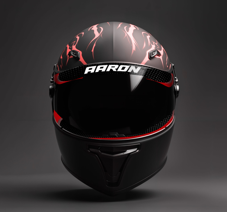 Testreszabható napellenző szöveg motoros matrica - TenStickers