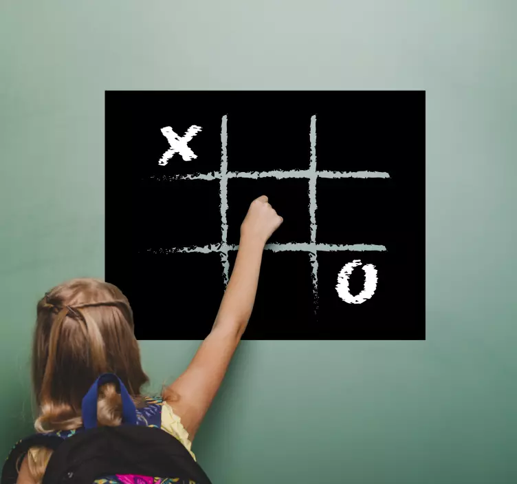 Tic tac toe tábla otthoni fal matrica - TenStickers