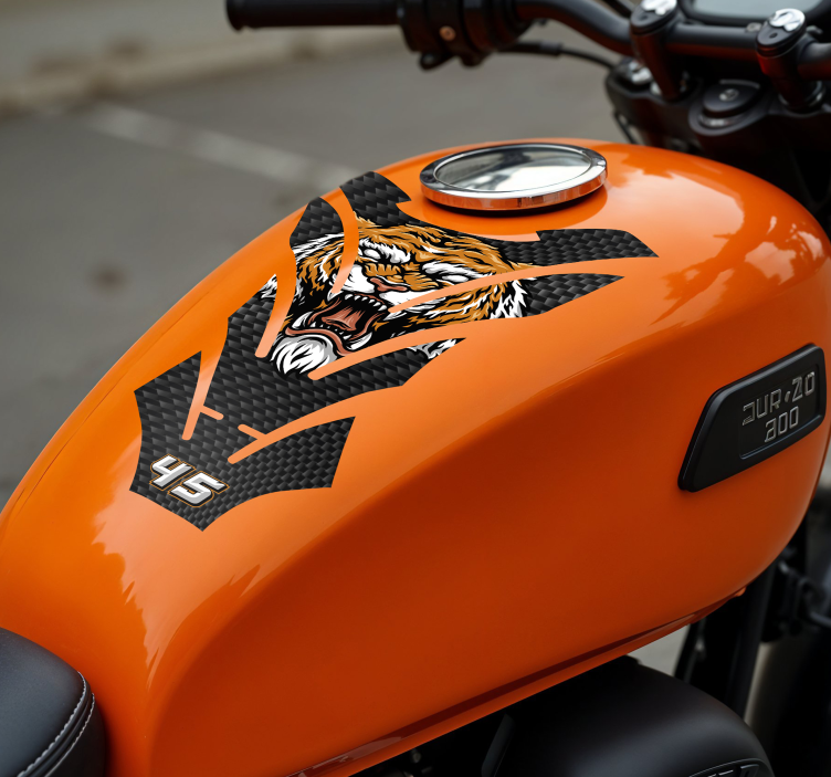 Tigris motoros matrica - TenStickers