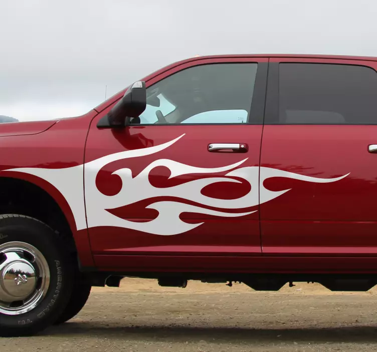 Törzsi mintás autós vinyl matrica - TenStickers