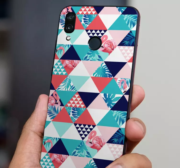 Trópusi állatminta matrica Huawei - TenStickers