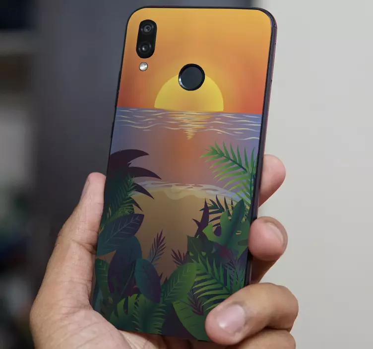 Trópusi naplemente matrica Huawei - TenStickers