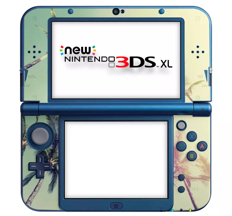 Trópusi pálmalevelek matrica nintendo 3ds xl-hez - TenStickers