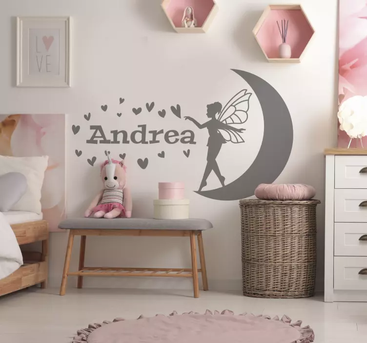 Tündérek és elfek matrica szerelmet terjesztő tündér - TenStickers