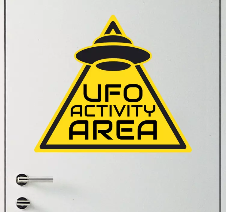 Ufo tevékenység terület falmatrica - TenStickers