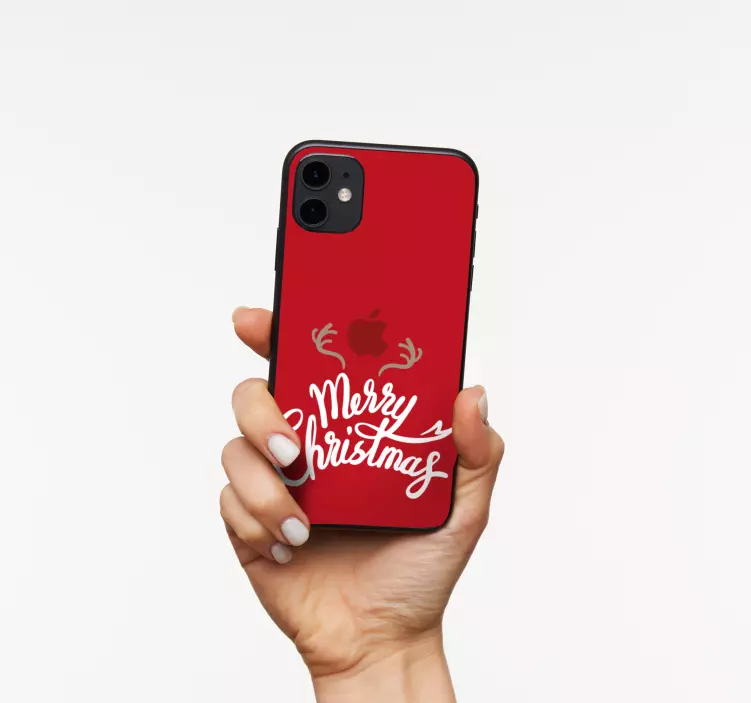 ünnepi üdvözlő design Matrica Iphone - TenStickers