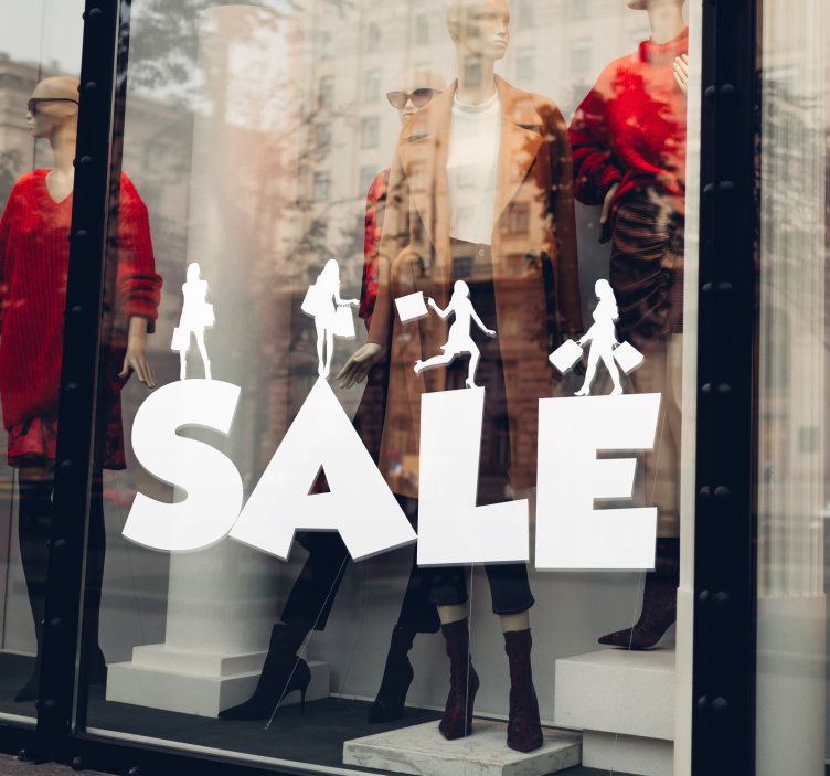 üzleti értékesítési tábla matrica akciós matricák - TenStickers