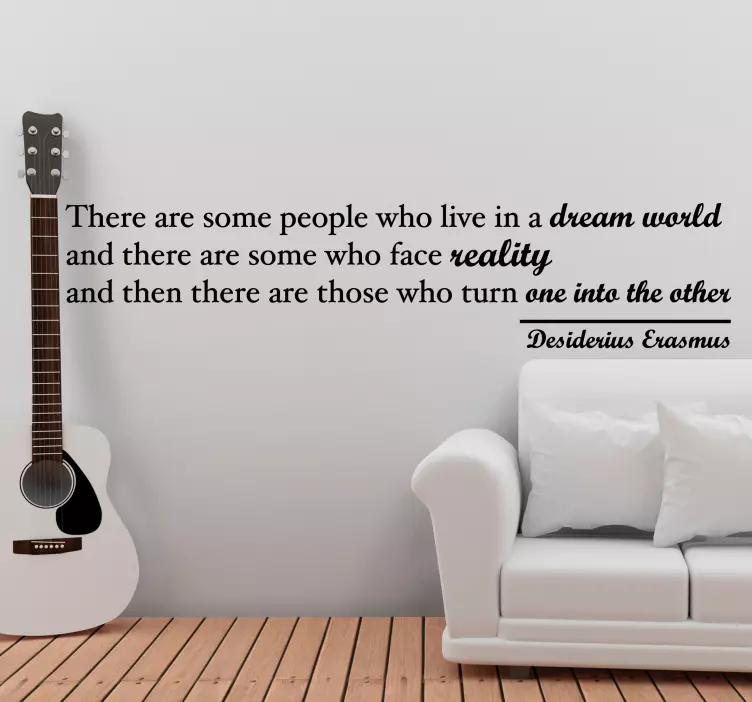 Váltsd valóra álmodat könyv idézet matrica - TenStickers