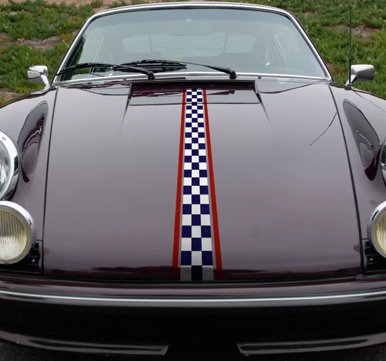 Verseny vonalak jármű matrica - TenStickers