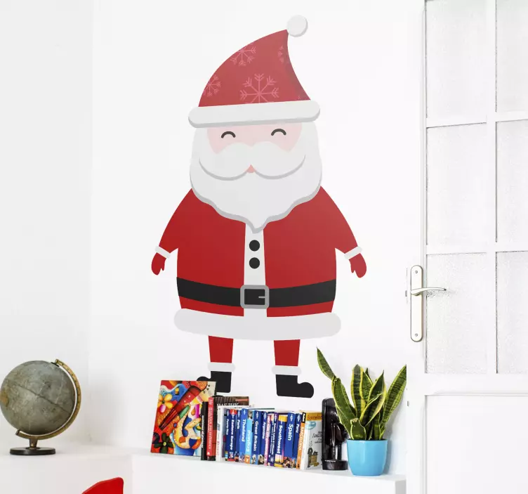 Vidám télapó karakter Halloween matrica - TenStickers