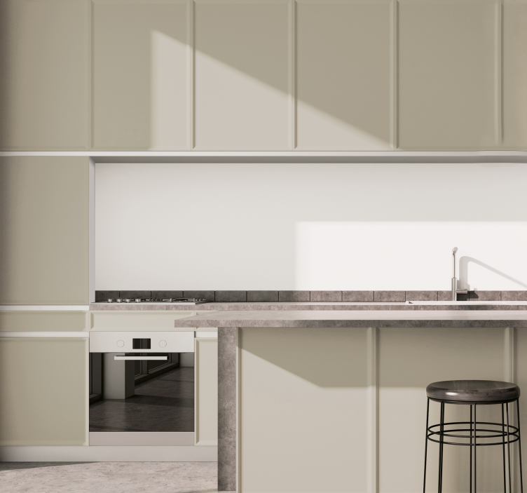 Világos bézs lepedő konyhai matrica - TenStickers