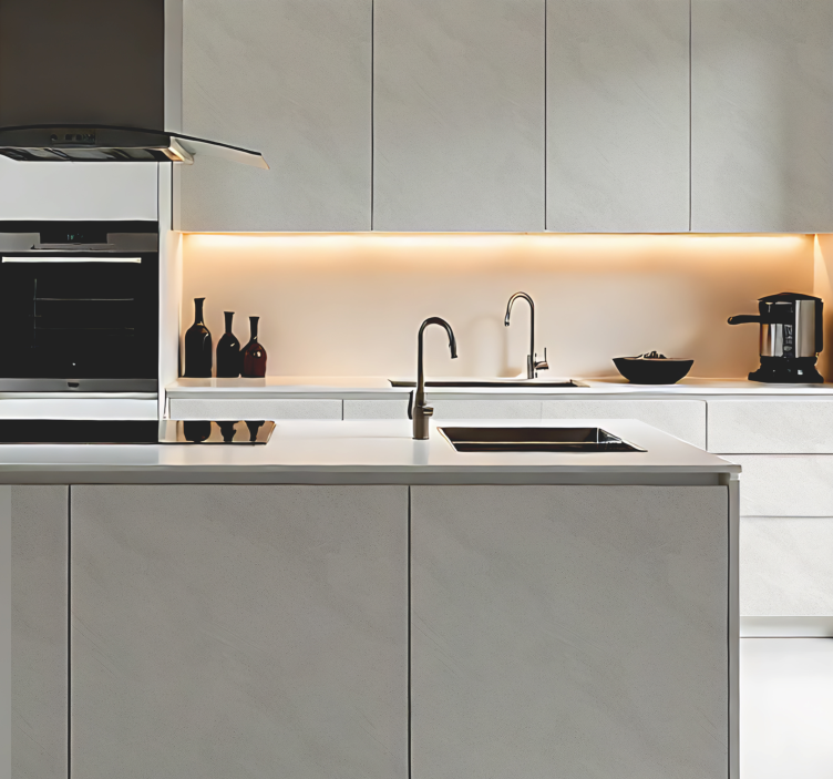 Világos kőhatású konyhai matrica - TenStickers